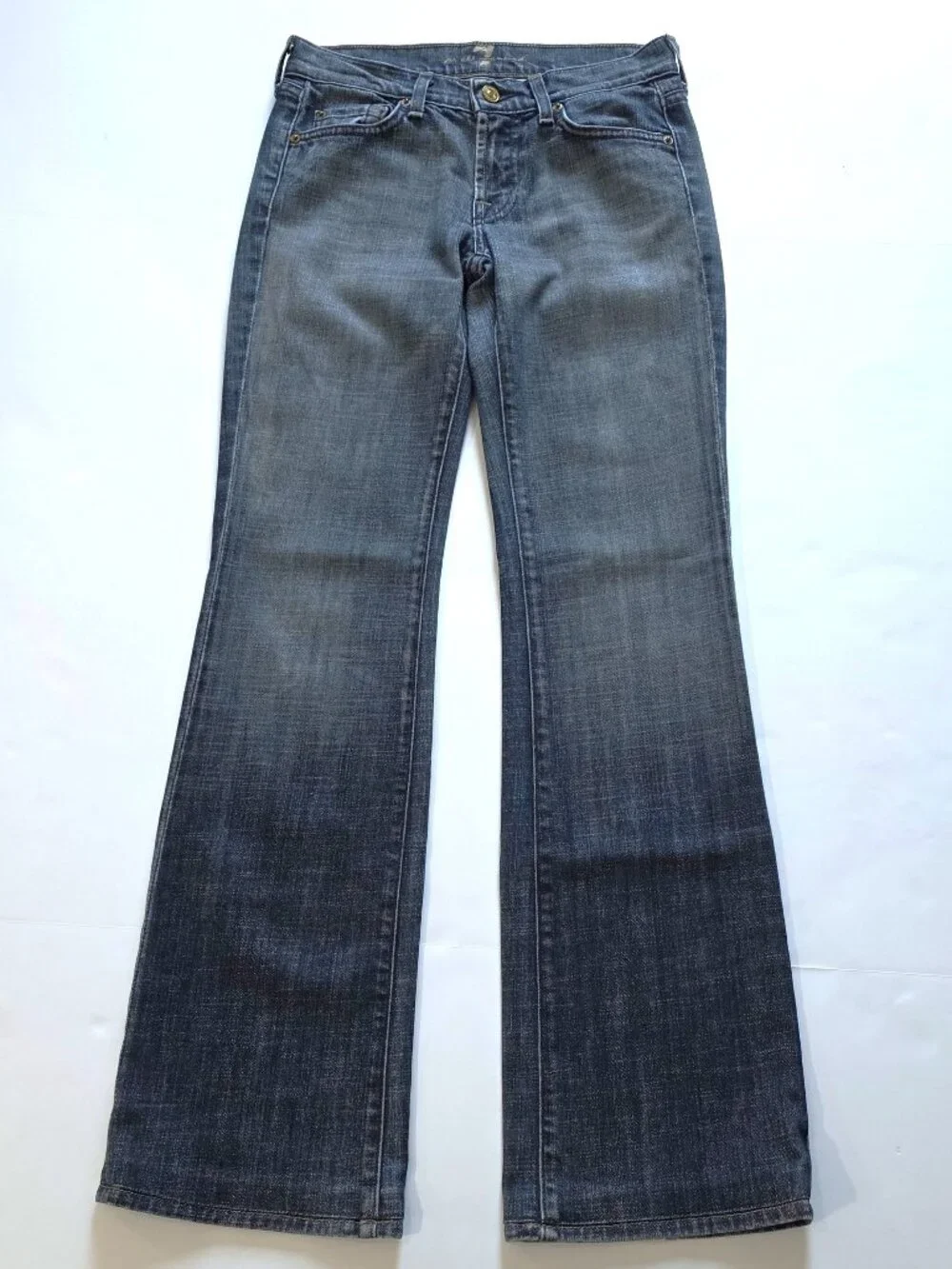 7 For All Mankind Y2K Low Rise Bootcut Jeans Size 25 Made in USA